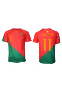 Portugal Joao Felix #11 Voetbaltruitje Thuis tenue WK 2022 Korte Mouw